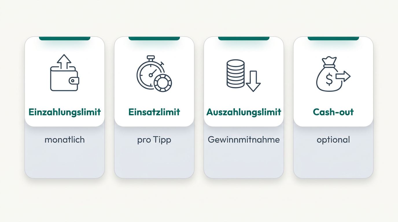 Wettmärkte, Limits und Kontobedingungen vor der Einzahlung